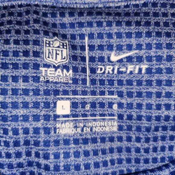 Nike Women's L.A. Rams Marks Long Sleeve Tri-Blend Funnel Sweatshirt Large - Picture 4 of 7